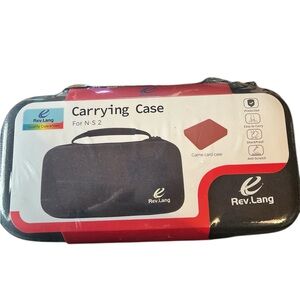 NWT REV. LANG Nintendo Switch 2 Carrying Case Hard Shell Protective Case